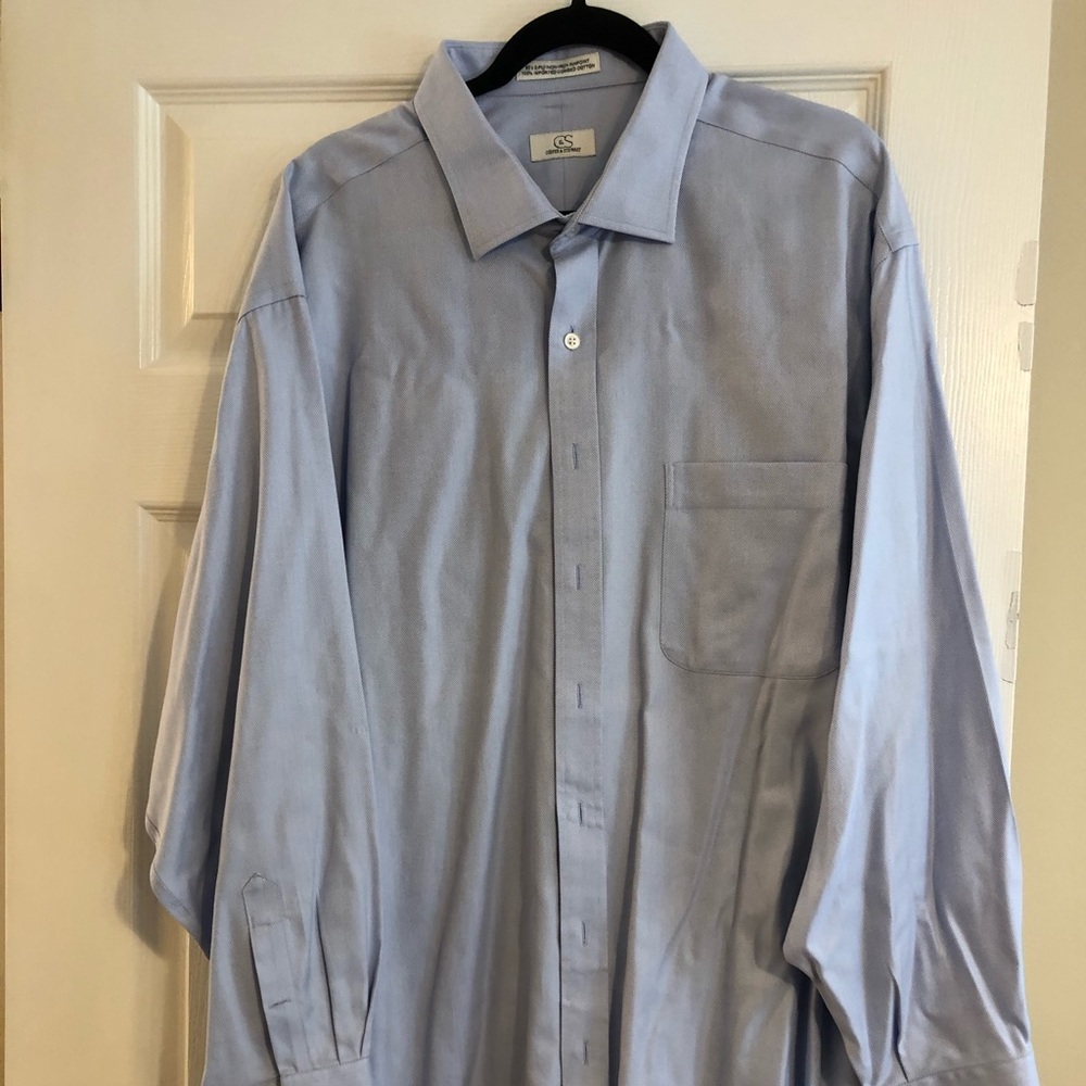 Men’s Blue Dress Shirt - 19 neck 36/37 sleeve